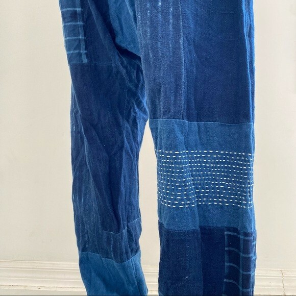 Elizabeth and James Indigo Patchwork Pants Size S… - image 8