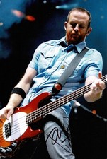 Dave Phoenix Farrell - Linkin Park Signed 12x8 Photo In Person Autograph + COA