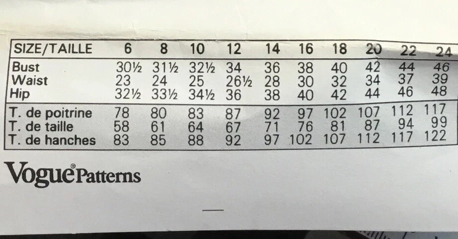 Vogue Designer Calvin Klein 2260 Pattern - Jacket Skirt Shorts Sz 18-20-22 UNCUT - Image 3 of 3