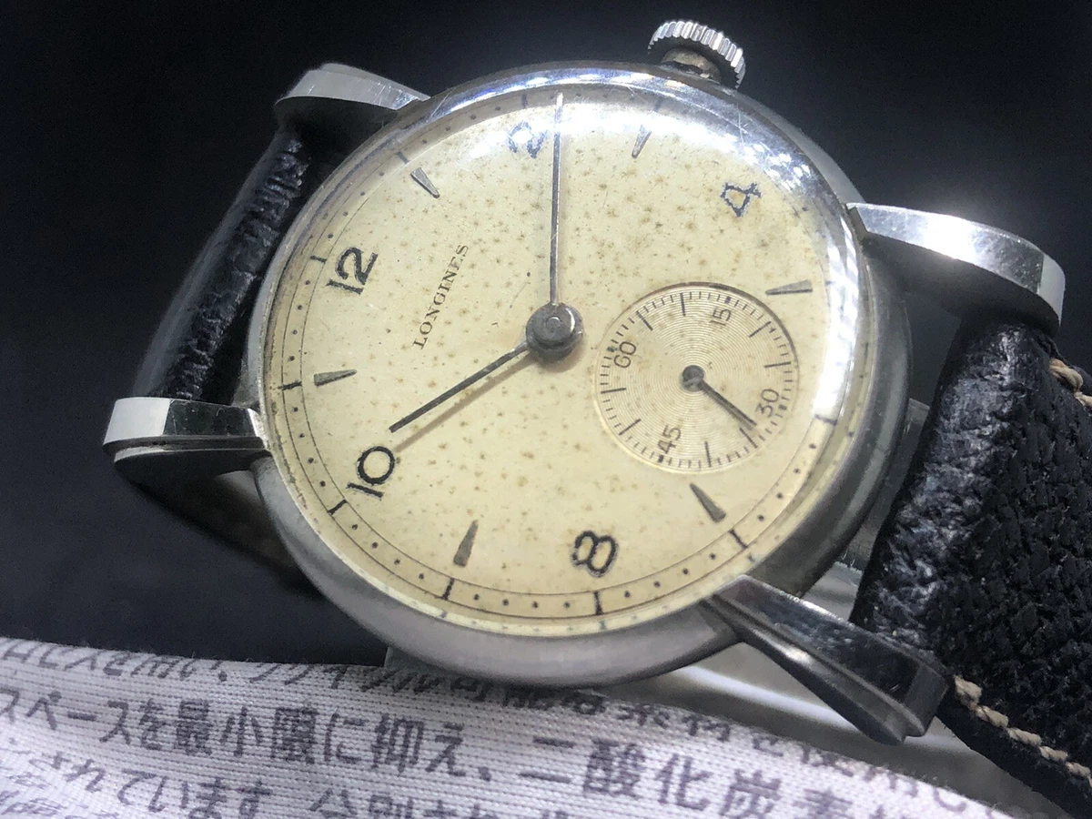 Raro Longines Fancy Lug Cal.12.68z Ivory Dial Very Rare eBay