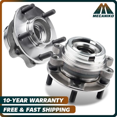 2x Front Wheel Bearing Hub for Altima Maxima Murano Pathfinder Quest JX35  QX60