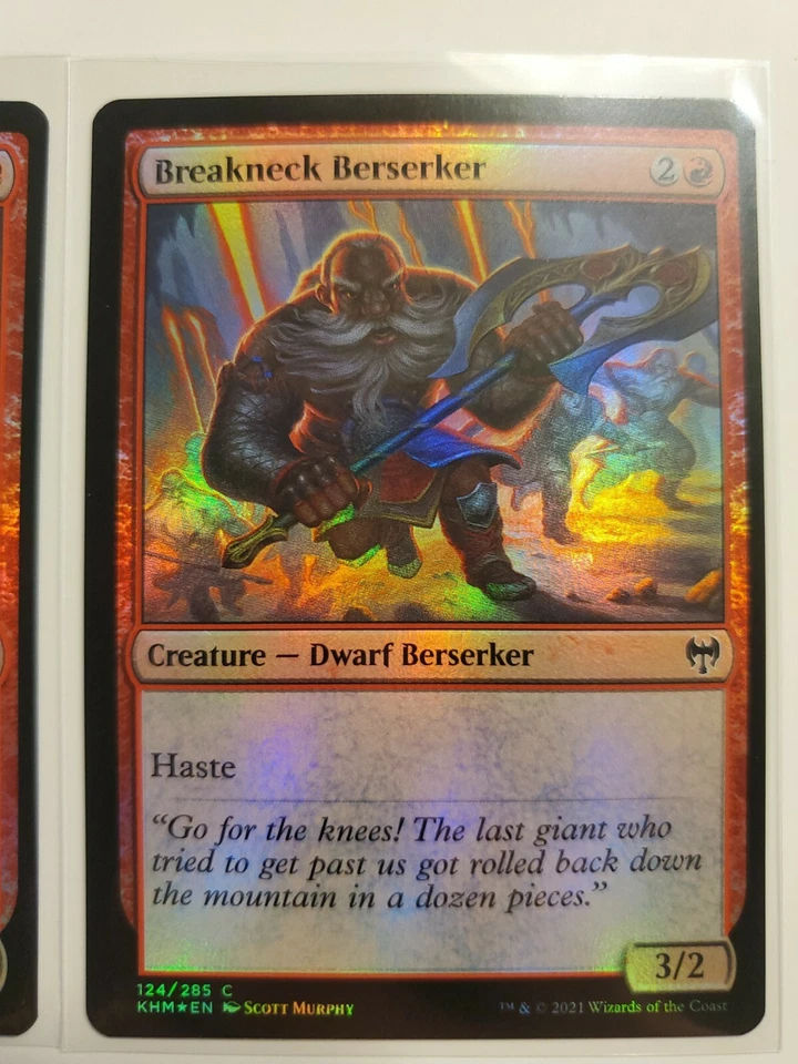 Breakneck Berserker (×3) - NM - COMMON -FOIL [Kaldheim] MTG - Image 4 of 4