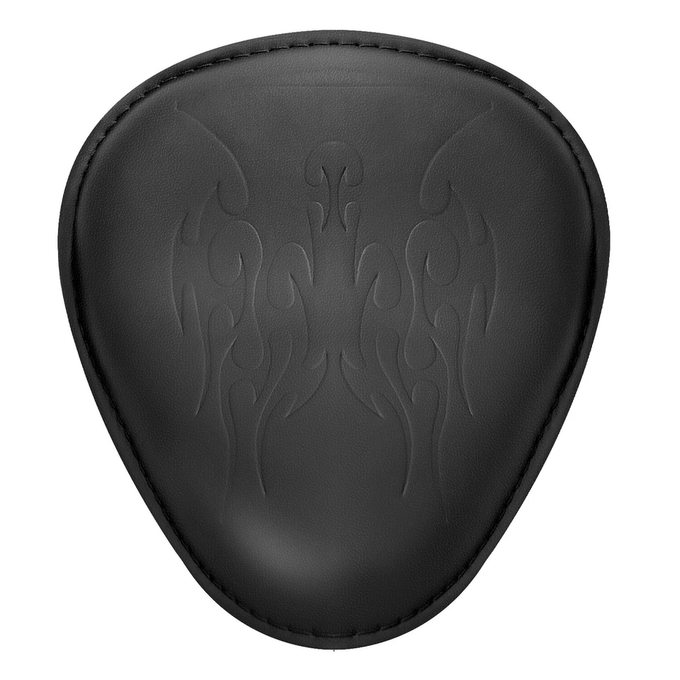 Motorcycle Solo Seat & 3" Spring Bracket Kit For Harley Chopper Bobber Sportster - Image 3 of 4