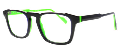 FACE A FACE GOTHEM 2 COL 2603 BLUE INK ON GREEN FLUO AUTHENTIC EYEGLASSES 51-20
