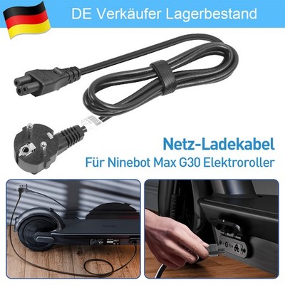 Ladekabel Netzkabel 1.5 Meter für Ninebot E-Scooter Zubehör MAX G30 G30D G30D2~