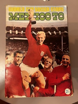 Fußball-WM Stars Mexiko 70 Stickeralbum Komplettsatz