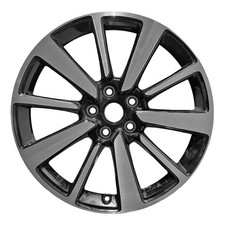 95620 Remanufactured OEM Aluminum Wheel 19x8 Machined and Painted Gloss Black