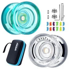MAGICYOYO K2 Crystal Responsive Yoyo for Kids, 2 Pack Professional Yo-Yos