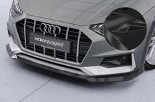 Cup Spoiler Lippe Front Glossy für  Audi A4 B9 (Typ 8W) Allroad CSL783-G