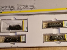 Minitrix Spur N 11604 Zugset Bayerische Lokalbahn mit Tenderlok BB II Mallet in 