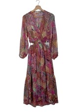 ZARA Abito estivo Donna Abito Taglia IT 42 lilla stile casual