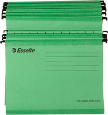 the Classic Collection - Cartelle Sospese per Cassetti 330-V / 3Cm - Verde - 903