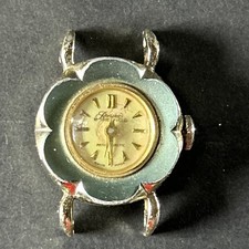 Orologio donna SHEFFIELD VINTAGE DA COLLEZIONE con lunetta smaltata a forma di fiore blu