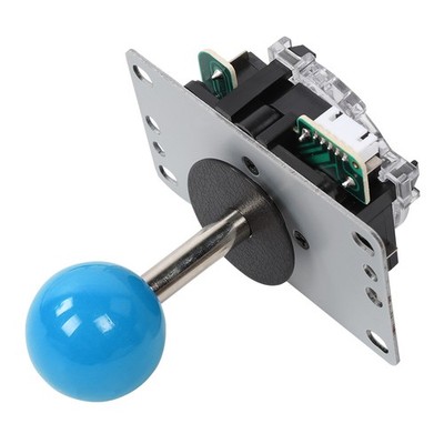 (Blue) USB Controller For PC For Fighting Game Single Joystick Set 