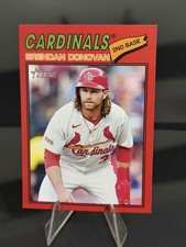 2026 Topps Heritage Brendan Donovan #95 Red Border Cardinals