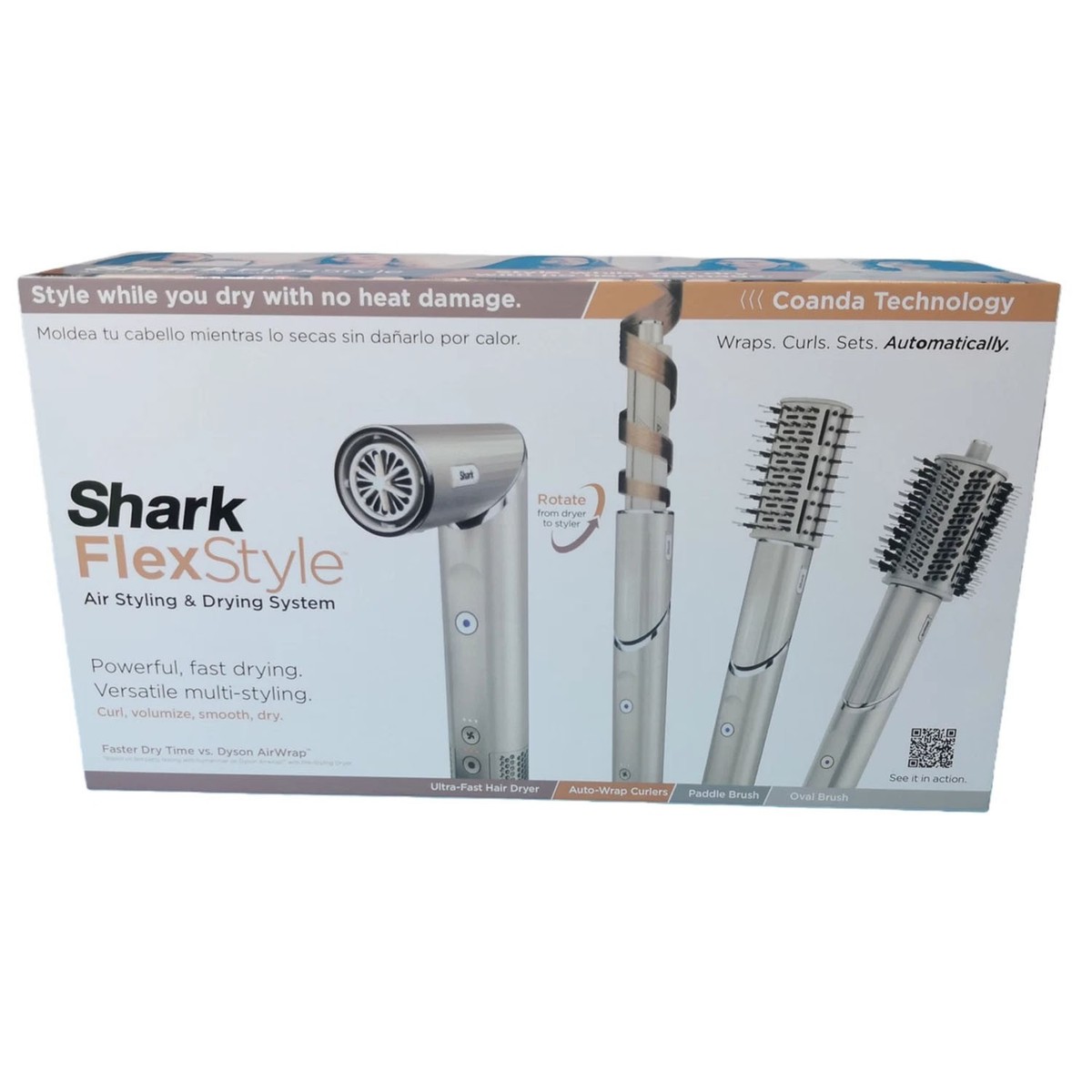Shark Flex Style 1300W Air Styling & Drying System - Stone (HD430