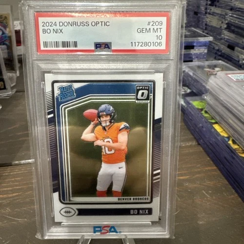 2024 Panini Donruss Optic - Rated Rookie Bo Nix #209 (RC)