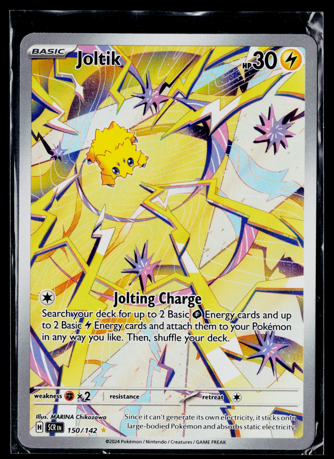 SV07: Stellar Crown #150/142 Joltik Pokemon