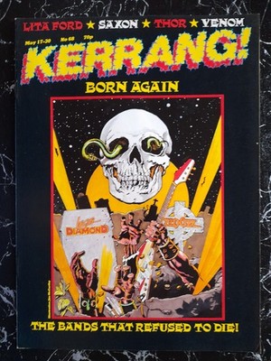 KERRANG! No 68 *UK*1984*LEGS DIAMOND*ANGEL*LITA FORD*SAXON*LOUDNESS*ACCEPT*KISS