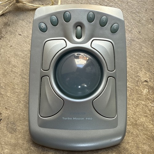 Kensington Turbo Mouse Pro USB Trackball Mouse 64214 Ergonomic Tested & Working
