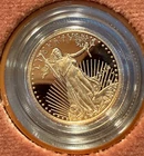 2014-W $5 American Gold Eagle 1/10 Oz Gold PROOF BOX COA