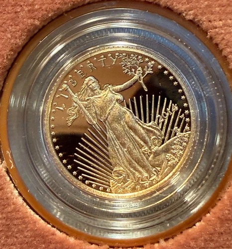 2014-W $5 American Gold Eagle 1/10 Oz Gold PROOF BOX COA