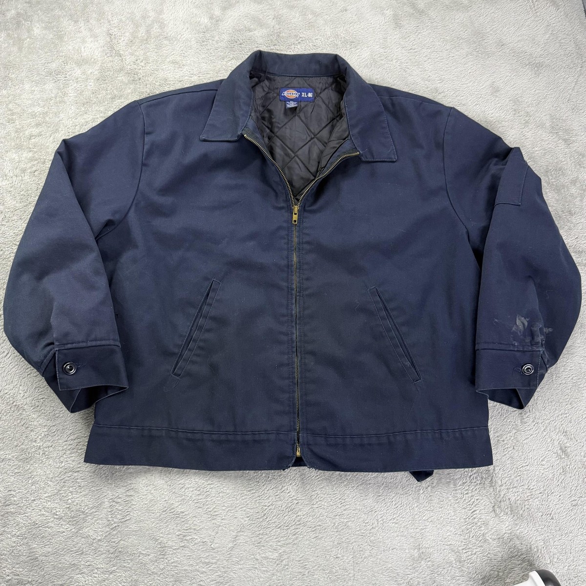 Dickies Jacket Mens XL Blue Eisenhower Quilted Lined Insulated