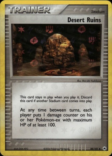 Desert Ruins 88/101 Hidden Legends Reverse Holo