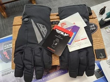 New Fly Racing Title Heated Snow Snowmobile Gloves/Black