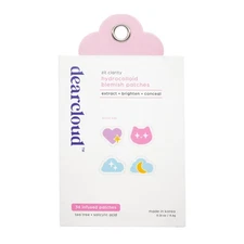 dearcloud Zit Clarity Hydrocolloid Blemish Patches Refill only, NO Compact Case