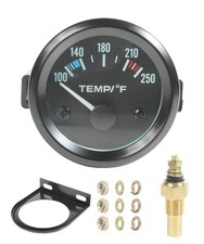 52mm Water Temperature Gauge 100-250F LED Backlit Temp Meter for Cars