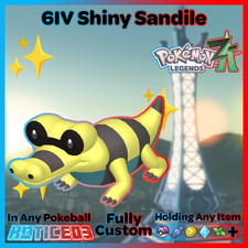 ✨ Shiny Sandile 6IV ✨ Pokemon Legends ZA 🚀 Fast 🚀