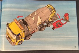 LEGO CITY: Cement Mixer ~ 60018 ~ 100% Complete with Manual ~ Retired