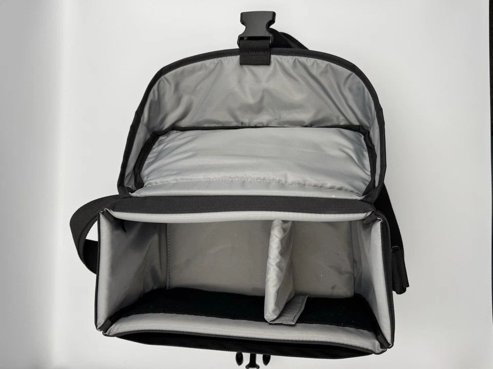 Bolso de hombro para cámara Canon DSLR - Correa de hombro ajustable - Negro - Acolchado Foto 3 de 4