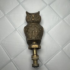 Solid Brass Owl Garden Faucet Tap Water Handle Spigot VTG  Heavy