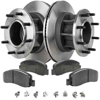 Front Brake Disc and Pad Kit For Ford F-350 Super Duty 2007