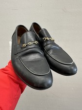 GUCCI BLACK JORDAAN HORSEBIT LOAFER PRINCETOWN MEN 6 EU 7 US AUTHENTIC