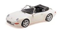 Minichamps Porsche 911 (993) Cabriolet White 1/18 Sammlermodell 1994
