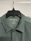 EDDIE BAUER FREEDRY MEN Golf Polo SHIRT GREEN LARGE  46 Chest Stretch  EUC — photo 5
