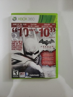 Batman: Arkham City Game of the Year Edition (Microsoft Xbox 360, 2012) CIB