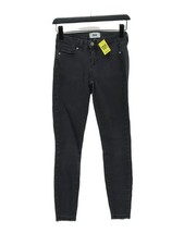 Paige Women's Jeans W 25 in Black Cotton with Polyester, Spandex Skinny