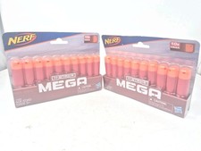 Nerf N-Strike MEGA 2 Boxs Of 10x replacement Darts - New-20 Darts Total