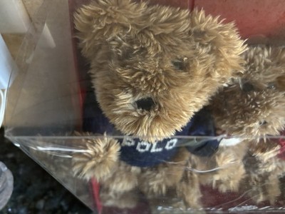 VTG 2002 Ralph Lauren POLO Plush The Bears That Care Red White