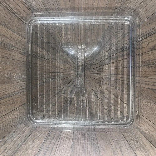 Anchor Hocking 1932 Vintage Design Ribbed 9" Square Refrigerator Dish LID ONLY