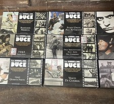 LA GUERRA DEL DUCE 21 Vhs libro 17fascicoli Hobby & Work 1997 storia fascismo I