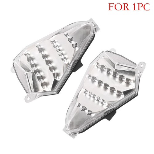 Clear LED Stop Tail light Brake Turn Signals Fit Yamaha YZF R6 2006 2007 - Picture 6 of 6