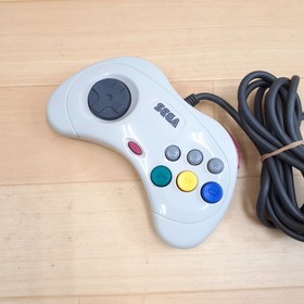 Sega Saturn Console White Japanese with controlller & cables tested US DUTY PAID