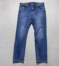 Lucky Brand 412 Athletic Slim Jeans Mens 36 X 32 Medium Wash Stretch Denim
