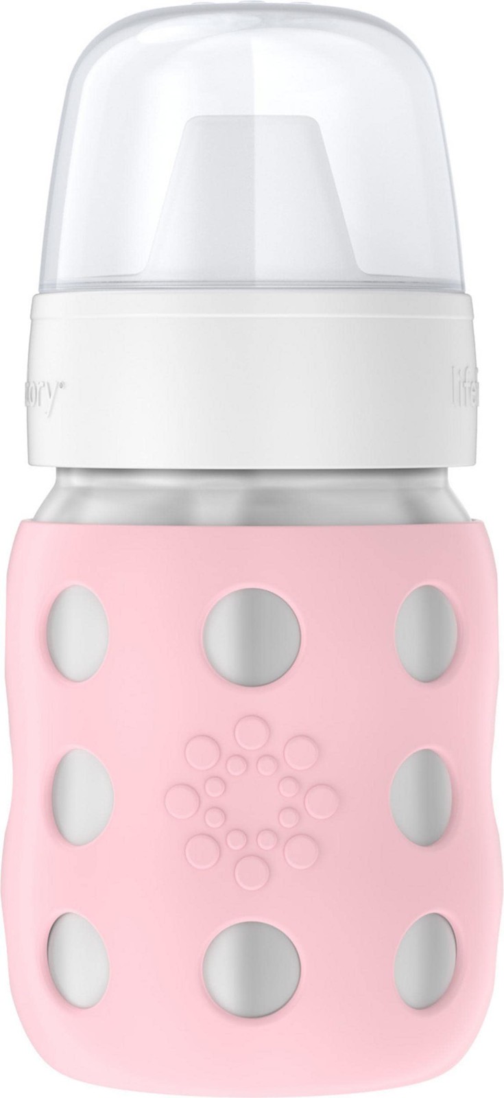 Wide Neck Stainless Steel Baby Bottle with Hard Sippy Spout 