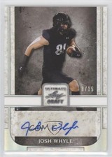 2022 Leaf Ultimate Draft Silver Spectrum 8/15 Josh Whyle #BA-JW2 Auto 0u66